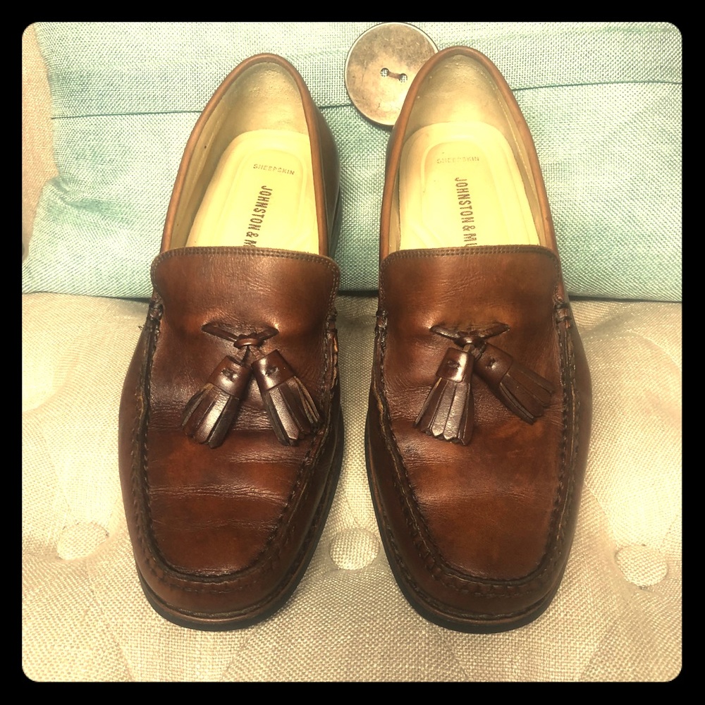 JOHNSTON & MURPHY Brown Dress Loafers